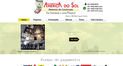 Desktop Screenshot of americadosolmateriais.com.br